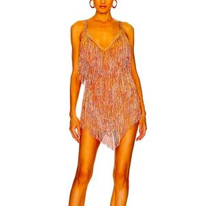 NEW BRONX AND BANCO BARBIE Coral Mini Dress